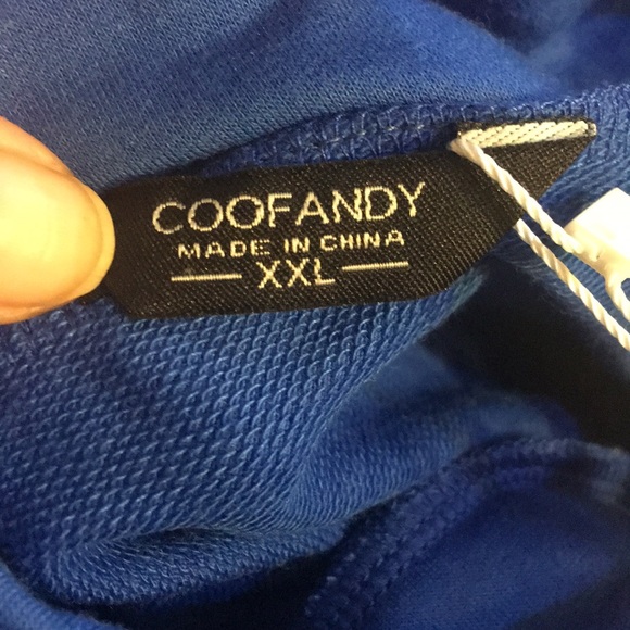 Blue long sleeve cozy turtleneck top XXL - Picture 5 of 7